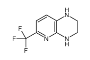 6-(trifluoromethyl)-1,2,3,4-tetrahydropyrido[2,3-b]pyrazine结构式