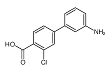 4-(3-aminophenyl)-2-chlorobenzoic acid Structure