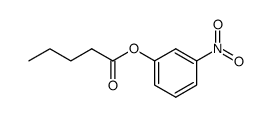 m-nitrophenyl pentanoate Structure