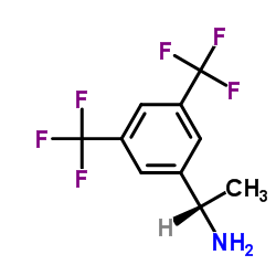 (S)-1-[3,5-二(三氟甲基)苯基)乙胺结构式