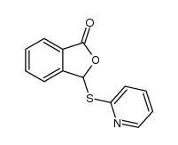 3-(2-pyridylthio)isobenzofuran-1(3H)-one Structure