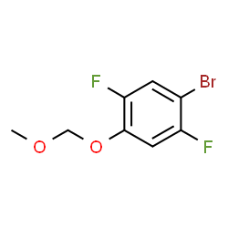 1-Bromo-2,5-difluoro-4-(methoxymethoxy)benzene结构式
