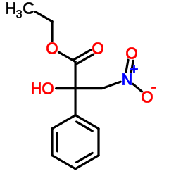 Ethyl 2-hydroxy-3-nitro-2-phenylpropanoate Structure
