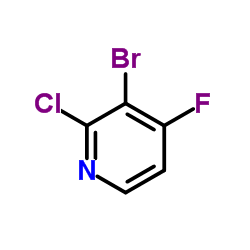 3-Bromo-2-chloro-4-fluoropyridine Structure