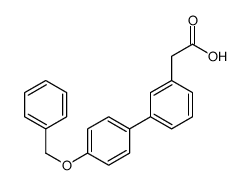 3-(4-Benzyloxyphenyl)phenylacetic acid Structure
