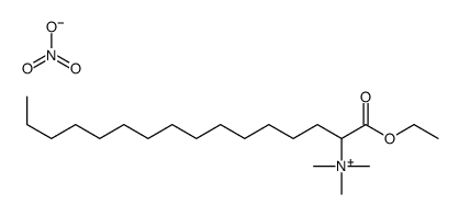 (1-ethoxy-1-oxohexadecan-2-yl)-trimethylazanium,nitrate结构式