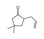 4,4-dimethyl-2-prop-2-enylcyclopentan-1-one Structure