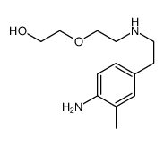 2-[2-[2-(4-amino-3-methylphenyl)ethylamino]ethoxy]ethanol Structure