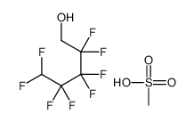 methanesulfonic acid,2,2,3,3,4,4,5,5-octafluoropentan-1-ol结构式