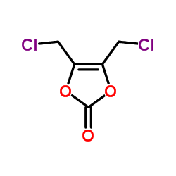 4,5-Bis(chloromethyl)-1,3-dioxol-2-one结构式