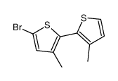 5-bromo-3-methyl-2-(3-methylthiophen-2-yl)thiophene Structure