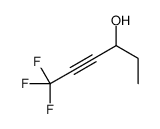 6,6,6-trifluorohex-4-yn-3-ol结构式