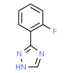 5-(2-氟苯基)-1H-1,2,4-三唑结构式