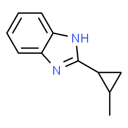 1H-Benzimidazole,2-(2-methylcyclopropyl)-(9CI) Structure