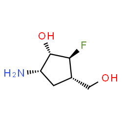 Cyclopentanemethanol, 4-amino-2-fluoro-3-hydroxy-, (1alpha,2beta,3alpha,4alpha)- (9CI) picture