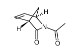 2-乙酰基-2-氮杂双环[2.2.1]-5-庚烯-3-酮结构式