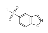 苯并[d]异噁唑-5-磺酰氯结构式