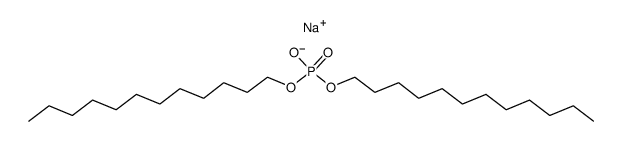 sodium di-n-dodecylphosphate Structure