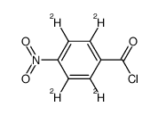 4-O2N-C6D4-COCl结构式
