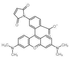四甲基罗丹明-5-马来酰亚胺结构式
