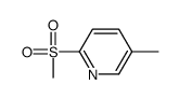 2-甲磺酰基-5-甲基吡啶结构式