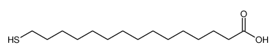 15-sulfanylpentadecanoic acid Structure