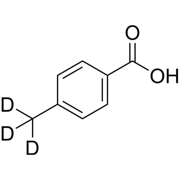 p-Toluic acid-d3 Structure