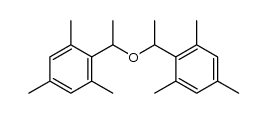 bis-(1-mesityl-ethyl)-ether结构式