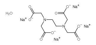 乙二胺四乙酸四钠盐水合物结构式