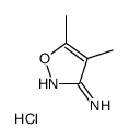 4,5-Dimethyl-1,2-oxazol-3-amine hydrochloride (1:1)结构式