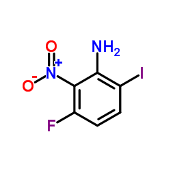 3-Fluoro-6-iodo-2-nitroaniline Structure