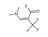 cis,trans-3-dimethylamino-2-trifluoromethacryloyl fluoride Structure