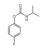 4-fluorophenyl isopropylcarbamate结构式