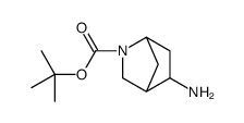 5-氨基-2-氮杂双环[2.2.1]庚烷-2-羧酸叔丁酯结构式