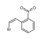 (Z)-1-[2-bromovinyl]-2-nitrobenzene Structure