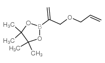 2-(3-(烯丙氧基)丙-1-烯-2-基)-4,4,5,5-四甲基-1,3,2-二氧杂硼烷结构式