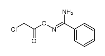 (Z)-N'-(2-chloroacetoxy)benzimidamide结构式