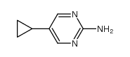 5-环丙基嘧啶-2-胺结构式