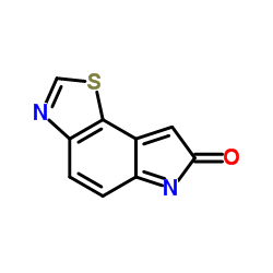 6,8-二氢-7H-吡咯并[2,3-g]苯并噻唑-7-酮结构式