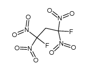 1,3-difluoro-1,1,3,3-tetranitropropane Structure