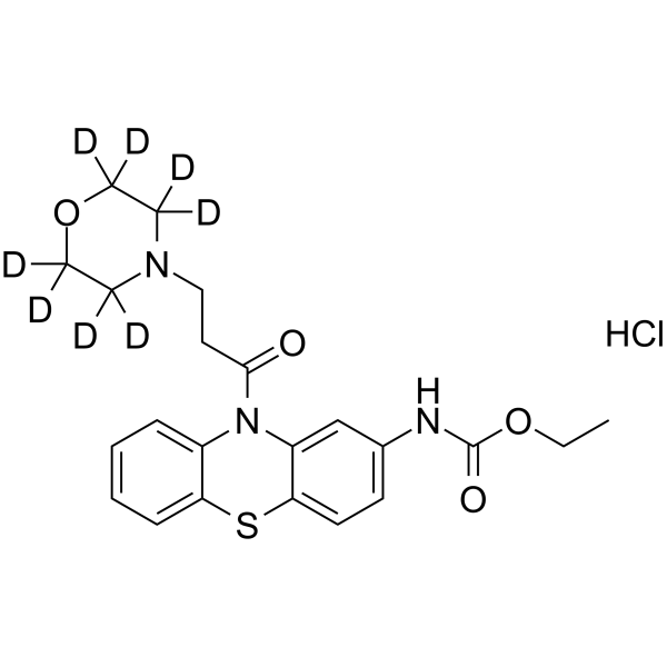 Moricizine -d8(Hydrochloride)结构式