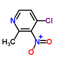 4-Chloro-2-methyl-3-nitropyridine structure