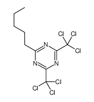 2-pentyl-4,6-bis(trichloromethyl)-1,3,5-triazine结构式