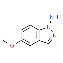 1H-Indazol-1-amine,5-methoxy-(9CI) Structure