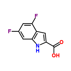 4,6-二氟吲哚-2-羧酸图片