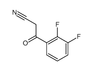 2,3-二氟苯甲酰基乙腈结构式