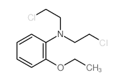 Benzenamine,N,N-bis(2-chloroethyl)-2-ethoxy-结构式