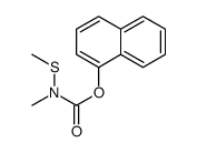 naphthalen-1-yl N-methyl-N-methylsulfanylcarbamate结构式