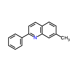 7-甲基-2-苯基喹啉结构式