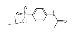 N-(4-(N-tert-butylsulfamoyl)phenyl)acetamide结构式